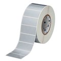 Brady Tamper-Resistant Metallized Vinyl Labels 1.25 in H x 2.75 in W Silver 3000/RL THT-7-362-3